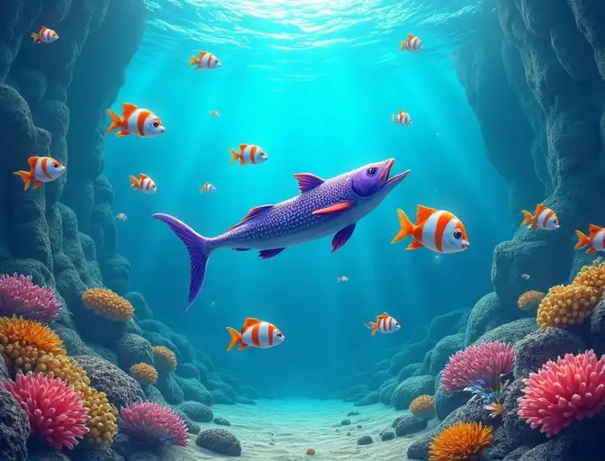 Fire Kirin XYZ app gameplay showing colorful fish and rewards